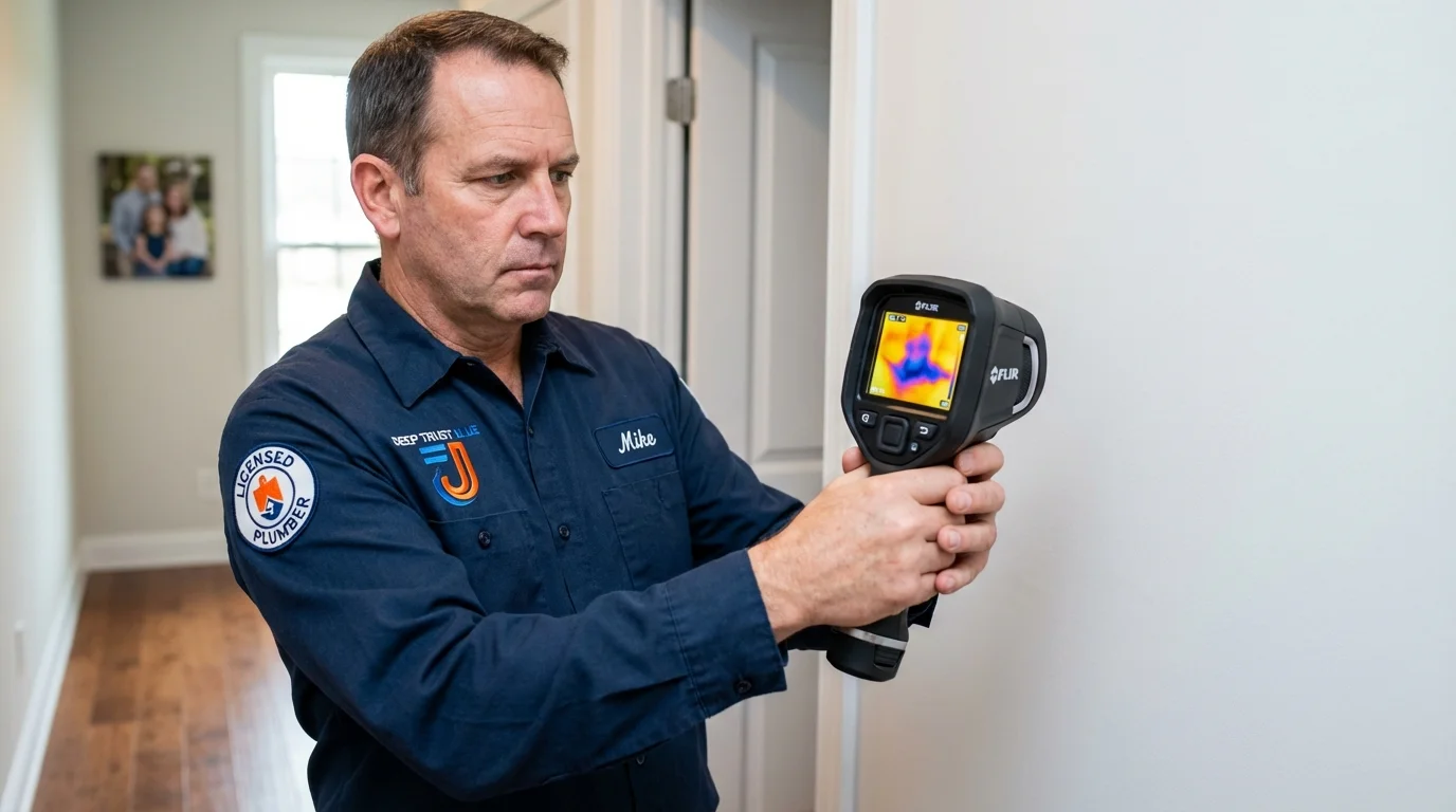 Thermal imaging leak detection by Johns Plumbing LLC in Eatontown